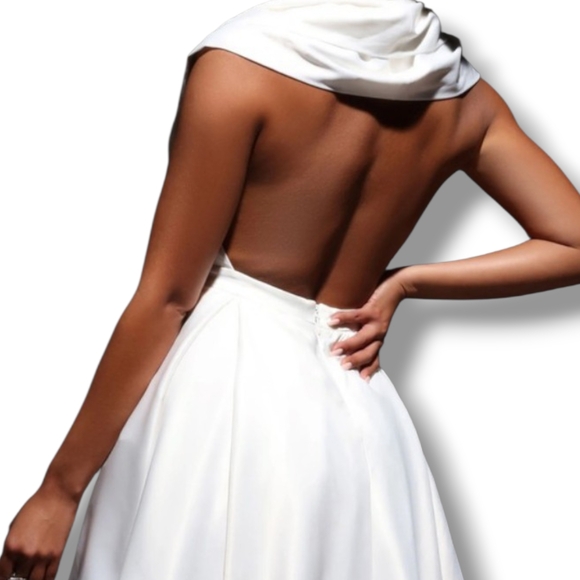 Nova Luxe Rebecca Ruffled Mini Dress- Size Large- NWOT - Picture 6 of 9